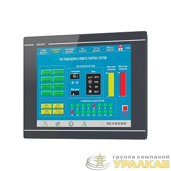 Панель промышленная операторская диагональ 15дюйм 64К цветов дисплей TFT разрешение 1024х768 px порты: 2 COM 1 Micro USB 1 USB 1 Ethernet DKC 