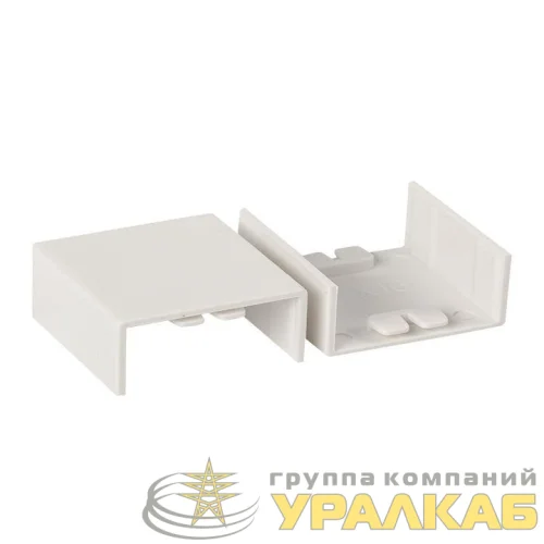 Соединитель на стык 40х16 бел. Plast PROxima (уп.4шт) EKF 