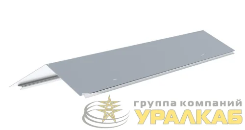 Крышка для лотка двускатная осн.600 L3000 сталь 1мм HDZ гор. оцинк. EKF kdsk60010-HDZ детальная картинка