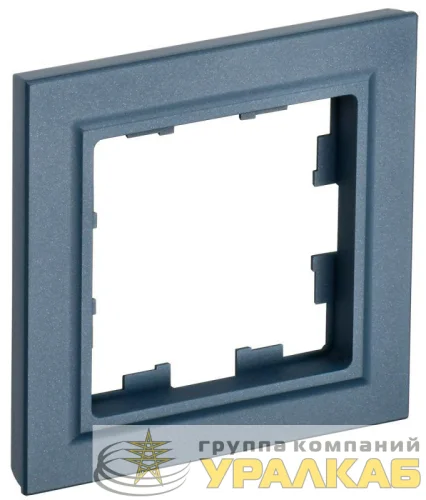 Рамка 1-м BRITE РУ-1-БрМ маренго IEK BR-M12-K35 детальная картинка