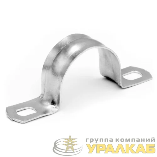 Скоба крепежная двухлапковая d16мм метал. оцинк. (розн. уп.20шт) DKC 53354R детальная картинка