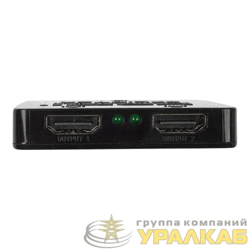 Делитель HDMI 1х2 пластиковый корпус Rexant 17-6951 детальная картинка