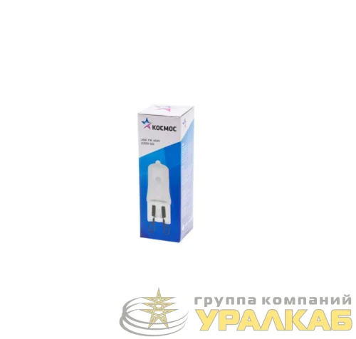 Лампа галогенная JDC 40Вт капсула G9 3000К 240В FR КОСМОС LKsmJDC220VFR40W детальная картинка