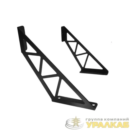 Кронштейн в стиле лофт для крепления полок настенный черн. Rexant 