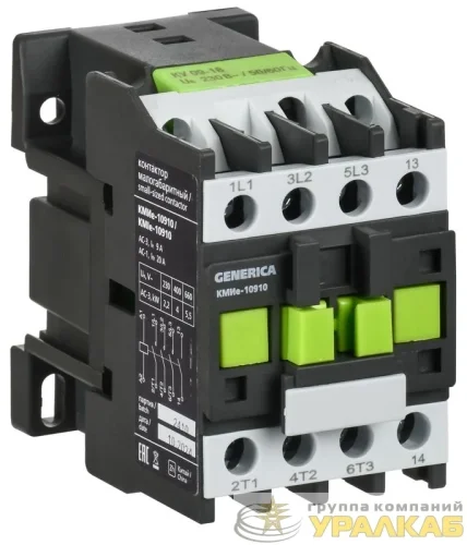 Контактор КМИе-10910 9А 400В/АС3 1НО IEK 