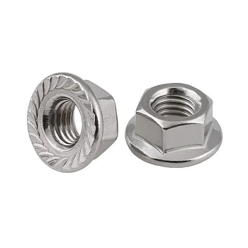 Гайка шестигранная М8 цинк. с фланцем DIN 6923 (уп.35шт) пакет Tech-Krep 