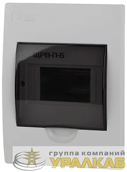 Бокс ЩРВ-П-6 мод. встраив. пластик IP41 SIMPLE NO-box_simple-plastic_6_flush ЭРА 