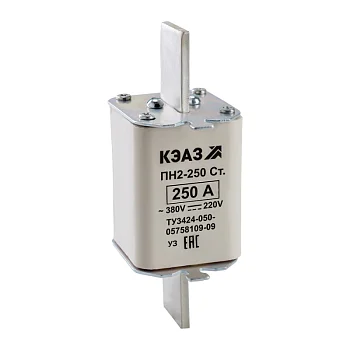 Вставка плавкая ПН2 250 С 200А У3 КЭАЗ 