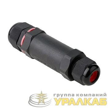 Коннектор кабельный I-образ. (клеммник 3PIN) IP68 FreeTools EKF plc-uac-cb3