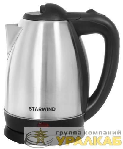 Чайник 1.8л. 2200Вт (нерж. сталь/пластик) серебр./черн. SKS2770 STARWIND 1416520 детальная картинка