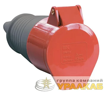 Розетка кабельная 32А 380В 3P+PЕ ССИ-224 IP44 IEK PSR22-032-4