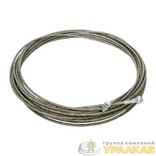Трос стальной грозозащитный 50кв.мм (уп.25м) EKF 