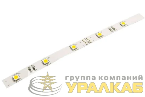 Лента светодиодная PLS 5050/30-12V 7.2Вт/м 3000К тепл. бел. IP20 (уп.5м) JazzWay 327521 детальная картинка