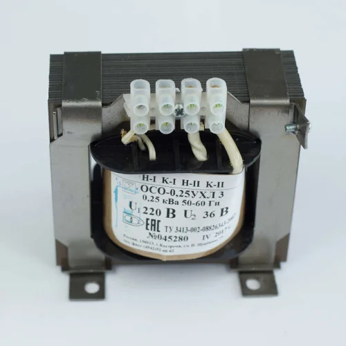 Трансформатор ОСО-0.25-09 220/42В УХЛ3 Кострома 
