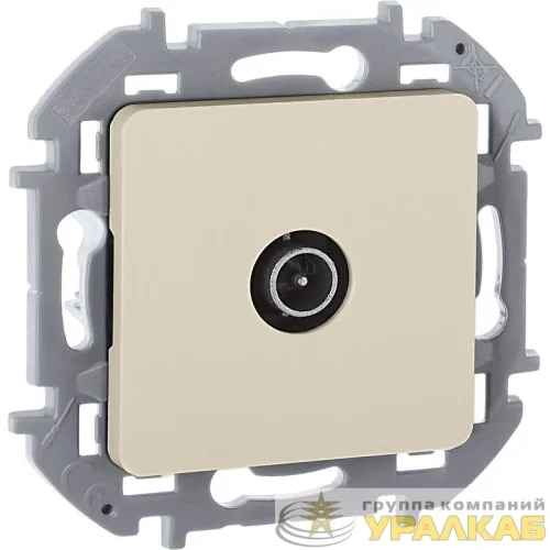 Розетка телевизионная оконечная TV Inspiria 10дБ 5-862мГц механизм сл. кость IEK 