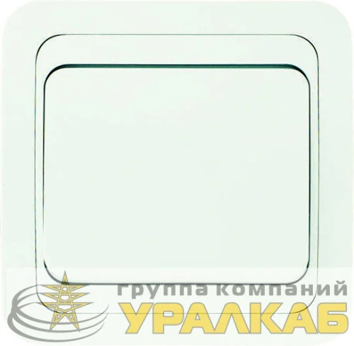 Переключатель проходной 1-кл. СП Mimoza 10А IP20 бел./бел. Makel 12005 детальная картинка