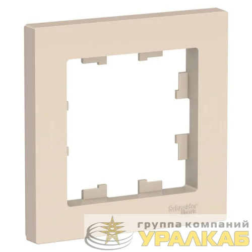 Рамка 1-м AtlasDesign беж. SE ATN000201 детальная картинка