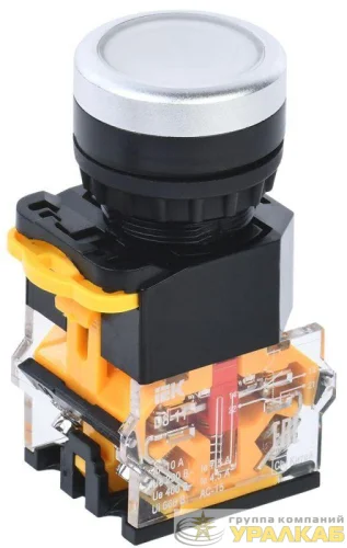 Кнопка D8-11 d22мм 1НО+1НЗ бел. KARAT IEK BBT30-11-3-22-K01 детальная картинка