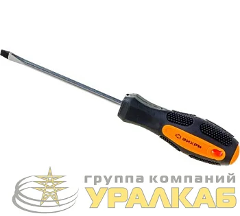 Отвертка шлицевая SL5 100мм Вихрь 