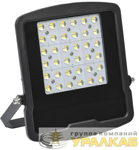 Прожектор светодиодный СДО 08-100 PRO 30град. 5000К IP65 черн. IEK LPDO8-01-100-030-50-K02 детальная картинка
