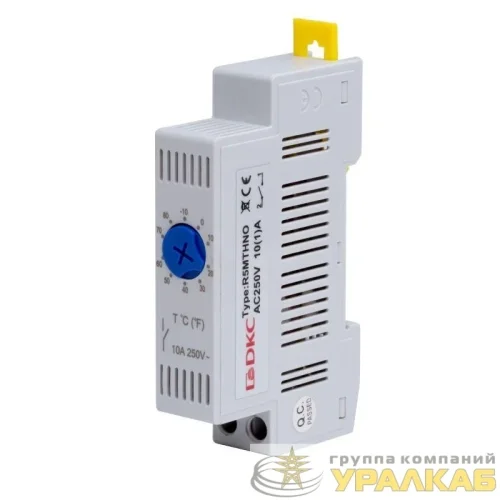 Термостат модульный с регулир. диап. -10…+80град.С контакт NO-образ. DKC 