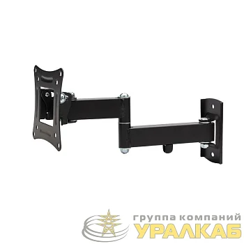 Кронштейн для телевизора 10"- 27" дюймов наклонно-поворотный два колена серия HOME Rexant 