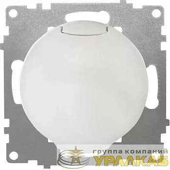 Розетка 1-м СП Florence 16А IP20 с заземл. с крышкой винтов. клеммы механизм бел. (1E10501300) OneKeyElectro 2172768