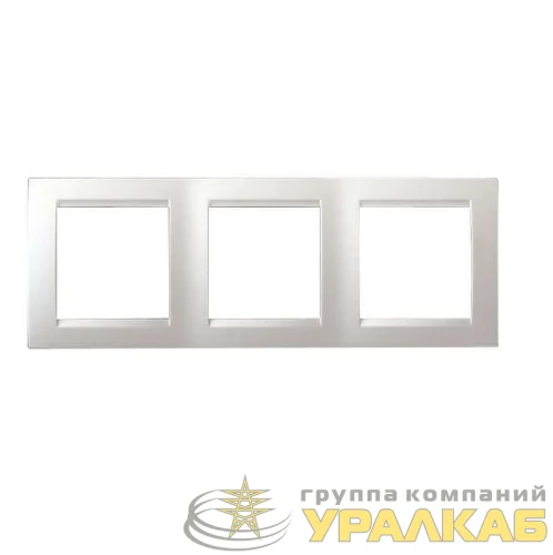 Рамка 3-м Simon15 бел. Simon 1500630-030 детальная картинка