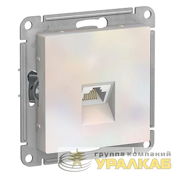 Розетка компьютерная AtlasDesign RJ45 кат.5E механизм жемчуж. SE 