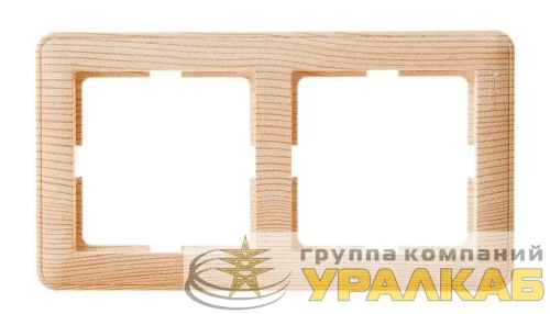 Рамка 2-м W59 сосна SE KD-2-78 (КД-2-78) детальная картинка