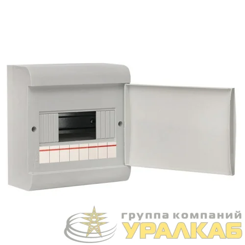 Щит ЩРН-П-8 "SlimBox" IP41 бел. дверца PROxima EKF 
