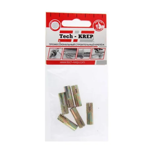 Анкер забиваемый оцинкованный М8 (уп.5шт) пакет Tech-Krep 