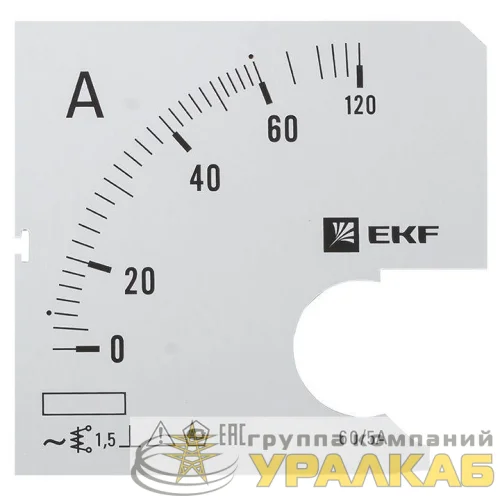 Шкала сменная для A721 60/5А-1.5 PROxima EKF 