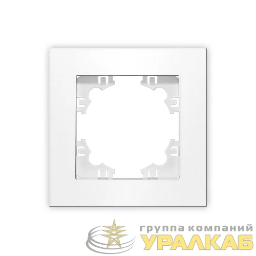 Рамка 1-м Афина бел. Universal A0053 детальная картинка
