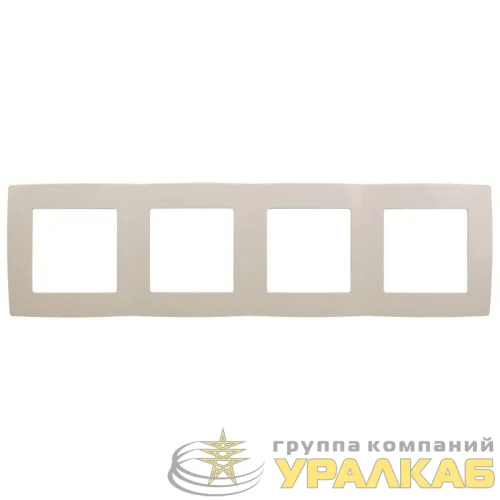 Рамка 4-м 12-5004-02 сл. кость ЭРА Б0014772 детальная картинка