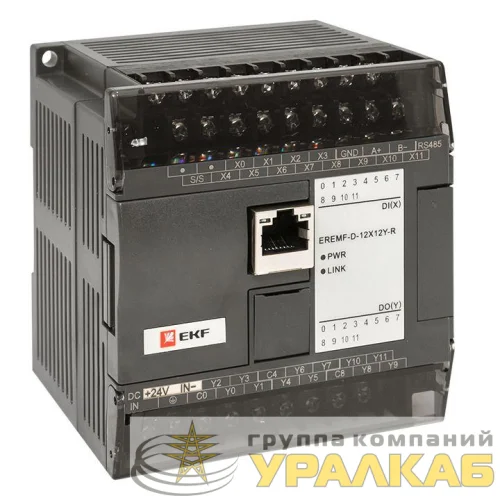 Модуль дискретного ввода/вывода EREMF 12/12 PRO-Logic EKF EREMF-D-12X12Y-R детальная картинка