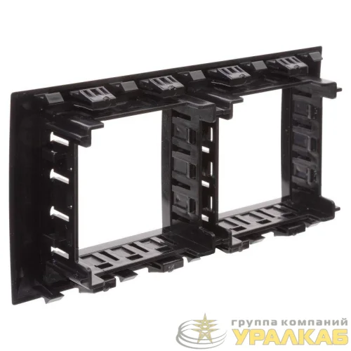 Рамка-суппорт 4мод. Avanti для "In-liner Front" черн. DKC 4402914 детальная картинка