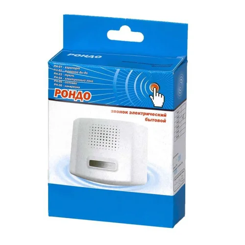 Звонок проводной Рондо тройной ди-до 220В 80-90дБА бел. Тритон РН-02 детальная картинка