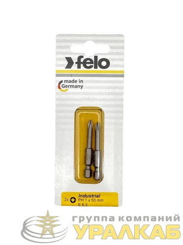 Бита крестовая Industrial E6.3 PH 1х50 (блист.2шт) FELO 03201536 детальная картинка