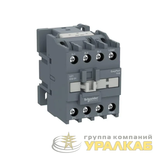 Контактор 3п 32А 1НО 220В AC TeSys E SchE LC1E3210M5 детальная картинка