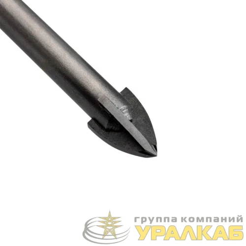 Сверло по стеклу и керамике 12мм 4 грани шестигранный хвостовик Kranz 