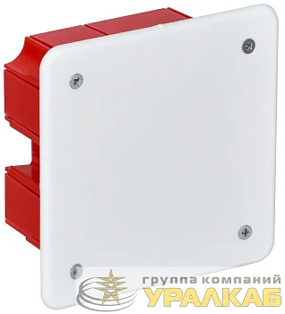 Коробка распаячная СП 92х92х45 IP20 КМ41001 (с саморезами с крышкой) IEK UKT11-092-092-040
