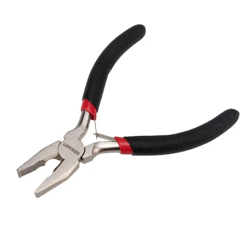 Плоскогубцы Мини 120мм авторазжим обливные рукоятки никелир. Rexant 