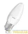 Лампа светодиодная LED Value LVCLB75 10SW/830 10Вт свеча матовая E27 230В 10х1 RU OSRAM 