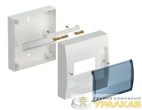 Корпус навесной ЩРН-П-8 Krepta 3 IP41 пластик. бел. IEK 