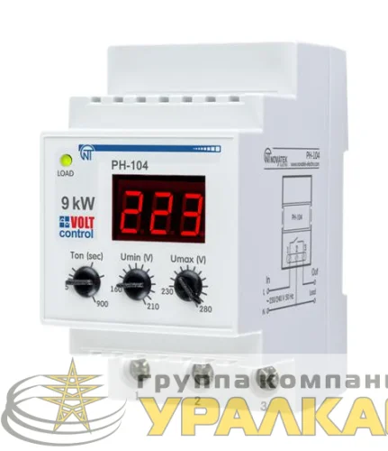Реле напряжения РН-104 1ф НовАтек-Электро 3425600114 детальная картинка