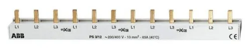 Разводка шинная 3ф PS3/12 Comp(PIN) ABB 2CDL231001R1012 детальная картинка