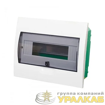 Бокс встраиваемый СП City9 Box 1 ряд 12мод. с прозр. дверцей SE 