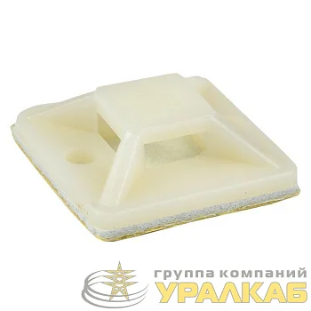 Площадка самоклеящаяся 40х40мм бел. (уп.100шт) EKF 