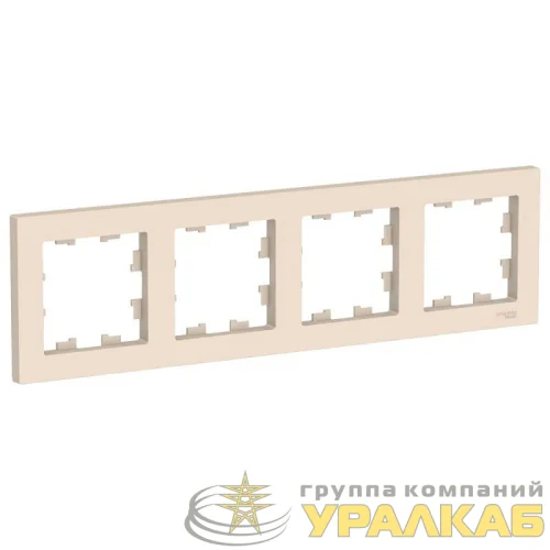 Рамка 4-м AtlasDesign универс. беж. SE ATN000204 детальная картинка